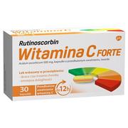 Przeziębienie i grypa - Rutinoscorbin Witamina C Forte 500mg x30 kapsułek - miniaturka - grafika 1