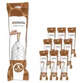 Worki na śmieci - Brabantia Worki na śmieci X PERFECTFIT 10-12 l, 200 szt. - miniaturka - grafika 1