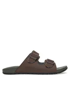 Klapki i japonki męskie - Skechers Klapki Pelem-Rolento 66042/CHOC Brązowy - miniaturka - grafika 1