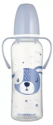 Canpol Butelka wąska z uchwytami 250ml 11/845blu - Butelki dla niemowląt - miniaturka - grafika 1