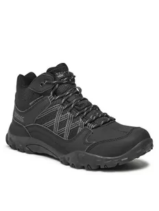 Regatta Trekkingi Edgepoint Mid Wp RMF622 Czarny - Buty zimowe męskie - miniaturka - grafika 1
