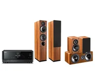 Kino domowe - Yamaha MusicCast RX-V4A Czarny, Indiana Line Tesi 5.0 561/761/241 Orzech - miniaturka - grafika 1