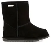 Botki damskie - Buty Emu Australia Brumby LO T10773BLAK - czarne - miniaturka - grafika 1