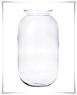 Szklany słoik ozdobny BAŃKA H-42 cm D-23 cm - Dekoracje domu - miniaturka - grafika 1