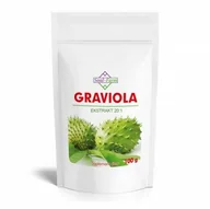 Suplementy naturalne - GRAVIOLA OWOC EKSTRAKT 20:1, 10% FLAWONOIDÓW, 100G / SOUL-FARM - miniaturka - grafika 1