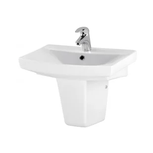 Umywalka ceramiczna Carina 55 x 40 Z/O Cersanit - Umywalki - miniaturka - grafika 1