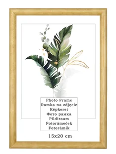 Ramka na zdjęcia półwałek eko lakierowana 15 x 20 cm - Ramki na zdjęcia - miniaturka - grafika 1