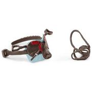 Figurki dla dzieci - Schleich Saddle & bridle Hannah & Cayenne 42489 - miniaturka - grafika 1
