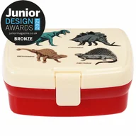 Zestawy naczyń dla dzieci - Rex London, Lunchbox z tacką dla dzieci, dinozaury - miniaturka - grafika 1