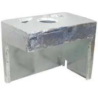 Akcesoria kominkowe - Kratki.pl izolacja wkładu wodnego Oliwia bok lewy IZOLACJA/O/BL - miniaturka - grafika 1