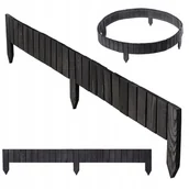 Ogrodzenia - OBRZEŻE PALISADA OGRODOWA PŁOTEK DREWNIANY TRAWNIKOWY WBIJANY SZARY 10x114 - miniaturka - grafika 1
