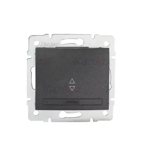 Kanlux Łącznik schodowy DOMO 01-1050-241 gr 24895 - Wyłączniki światła i elektryczne - miniaturka - grafika 1
