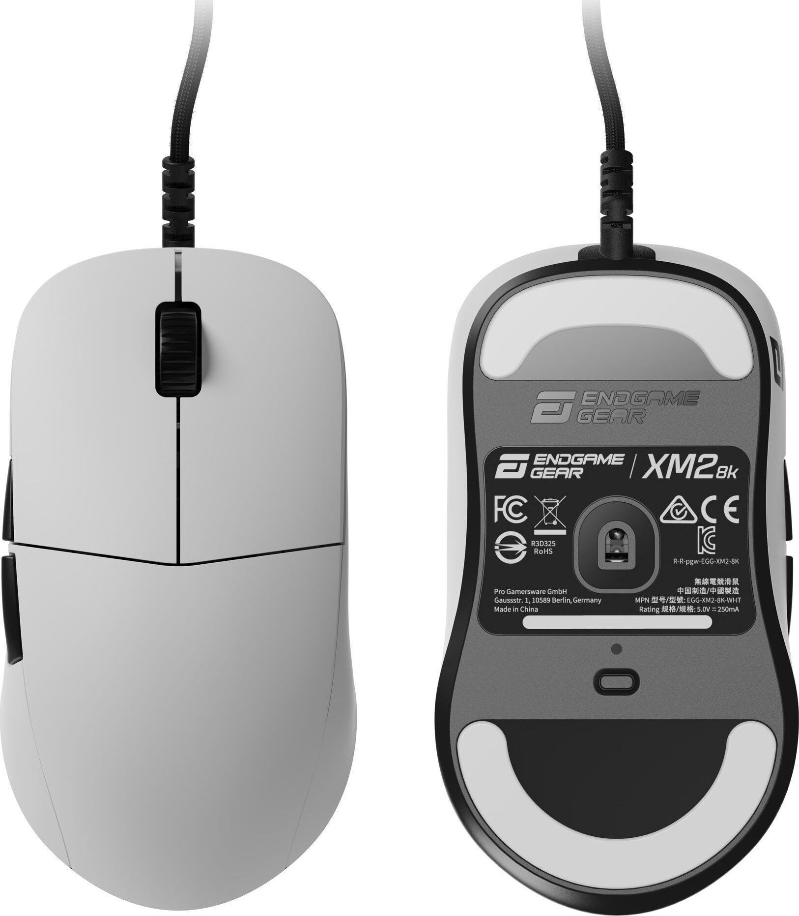 Endgame Gear Endgame Gear XM2 8k Gaming Maus, kabelgebunden - wei