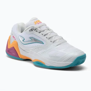 Buty do tenisa damskie Joma Set Lady C white/orange - Buty sportowe damskie - miniaturka - grafika 1