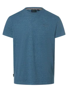 Superdry - T-shirt męski, niebieski - Koszulki męskie - miniaturka - grafika 1