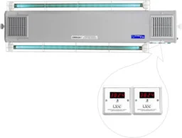 NBVE-60/60SLW 2-funkcyjna lampa bakteriobójcza przepływowa sufitowa z licznikami LED - Urządzenia medyczne - miniaturka - grafika 1