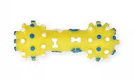Zabawki dla psów - PET NOVA Pet Nova Hantel dentystyczny DentBone z dźwiękiem żółty [rozmiar M] 12cm PPTN051 - miniaturka - grafika 1