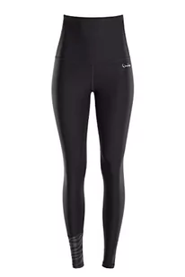WINSHAPE Legginsy damskie Functional Comfort Tights Hwl116c "High Waist" z subtelną aplikacją Zebra - Legginsy - miniaturka - grafika 1