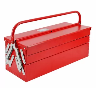AwTools Skrzynka Narzędziowa Metalowa 5 częściowa 530x215x215mm AW30986 AW30986 - Skrzynki i torby narzędziowe - miniaturka - grafika 1