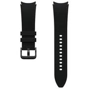 Paski - Pasek Hybrid Eco-Leather Band Samsung ET-SHR96LBEGEU do Watch6 20mm M/L czarny/black - miniaturka - grafika 1