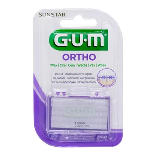 GUM Butler Orthodontic Wax (723) - wosk ortodontyczny kalibrowany, bezzapachowy - Higiena protez i aparatów ortodontycznych - miniaturka - grafika 1