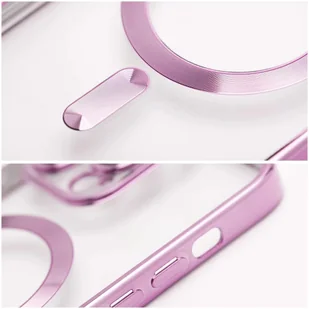 Etui Futerał Electro Mag Cover do iPhone 14 złoty róż - Etui i futerały do telefonów - miniaturka - grafika 6
