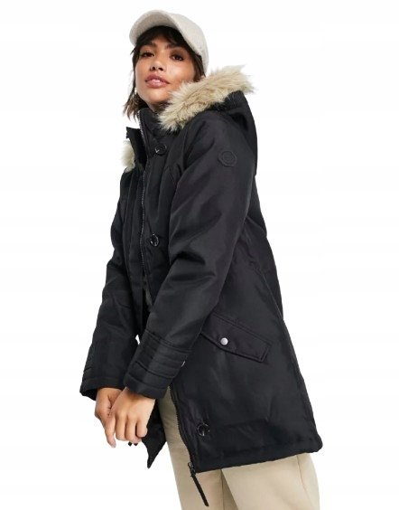 VERO MODA KURTKA DAMSKA PARKA CZARNA BASIC L 1XCA