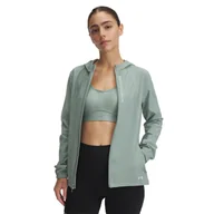 Kurtki damskie - Damska kurtka do biegania Under Armour UA OutRun the Storm Jacket - zielona - miniaturka - grafika 1