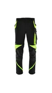 Odzież robocza - Spodnie robocze do pasa NEOFLEX STRETCH ELASTYCZNE ODBLASKOWE SLIM Czarny-Żółty odblaskowy 48M - miniaturka - grafika 1