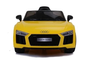 Auto na akumulator Audi R8 Żółty Lakierowane - Pojazdy elektryczne dla dzieci - miniaturka - grafika 5