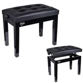 Akcesoria do instrumentów klawiszowych - V-TONE ŁAWA 1 BK ława do pianina fortepianu CZARNA - miniaturka - grafika 1