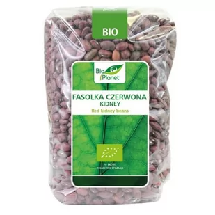 Bio Planet FASOLKA CZERWONA KIDNEY BIO 1 kg - - Zdrowa żywność - miniaturka - grafika 1
