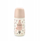 Butelki dla niemowląt - Suavinex 309110-BUTELKA SX PRO 270ML PRZEPŁYW ŚREDNI M RÓŻOWA BIRDIES - miniaturka - grafika 1