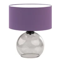 Lampy stojące - Nowoczesna lampa stołowa z przydymianą podstawą LUTON - miniaturka - grafika 1