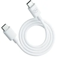 Kable USB - 3mk Hyper USB-C do USB-C 100W 1.2m Biały - miniaturka - grafika 1