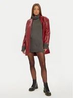Sukienki - Brave Soul Sukienka dzianinowa LKD-555BELLACHAR Szary Loose Fit - miniaturka - grafika 1