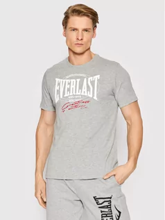 Koszulki męskie - Everlast T-Shirt 894121-60 Szary Regular Fit - grafika 1