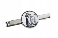Spinki do mankietów i krawatów - Clydesdale - Personalizowana spinka do krawata z koniem Art-Dog - miniaturka - grafika 1