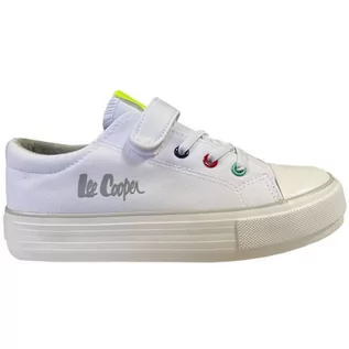 Buty dla dziewczynek - Buty Lee Cooper LCW-24-31-2272K białe - grafika 1