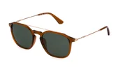 Okulary przeciwsłoneczne - Okulary POLICE SPLL76-53D67P. Okulary przeciwsłoneczne, Kolor brązowy. Mężczyzna. - miniaturka - grafika 1