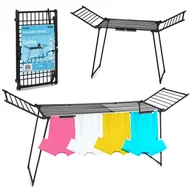 Suszarki na ubrania - Suszarka na pranie stojąca rozkładana Lydia 27 mb - miniaturka - grafika 1