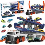 Tory, garaże, parkingi - WOOPIE Interaktywny Tir Tor dla Aut z Dwiękiem i Światłem - miniaturka - grafika 1