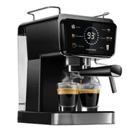 Inne urządzenia gastronomiczne - Ekspres Vertenz Puro 40, 20 bar, 1350 W, termoblokowy system grzewczy, możliwość przygotowania zimnego espresso, 5 rodzajów napojów, czarny - miniaturka - grafika 1
