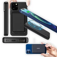 Powerbanki - Magnetyczny Powerbank Anker A1619 5000 mAh czarny - miniaturka - grafika 1