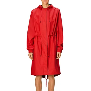 Kurtka Rains String Parka W3 18550-12 - czerwona - Kurtki i kamizelki sportowe damskie - miniaturka - grafika 1