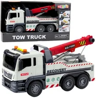 Samochody i pojazdy dla dzieci - Ciężarówka z regulowanym dźwigiem światło dźwięk - miniaturka - grafika 1