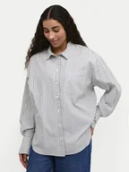Koszule damskie - Kaffe Koszula Jerrie 10508974 Czarny Regular Fit - miniaturka - grafika 1