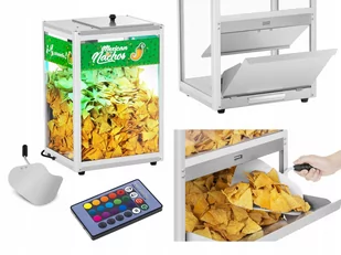 Royal Catering Podświetlany podgrzewacz do nachos popcornu orzeszków LED 100W RCNW-1L - Maszyny do popcornu - miniaturka - grafika 1