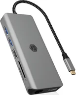 Stacje dokujące i replikatory portów - Stacja/replikator Icy Box IB-DK4061-CPD USB-C - miniaturka - grafika 1