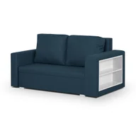 Sofy i kanapy - Sofa kanapa 2 os z funkcją spania MILO1 granatowa - miniaturka - grafika 1